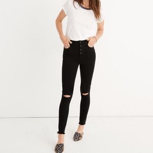 《 Madewell 》 High Rise Distressed Jegging